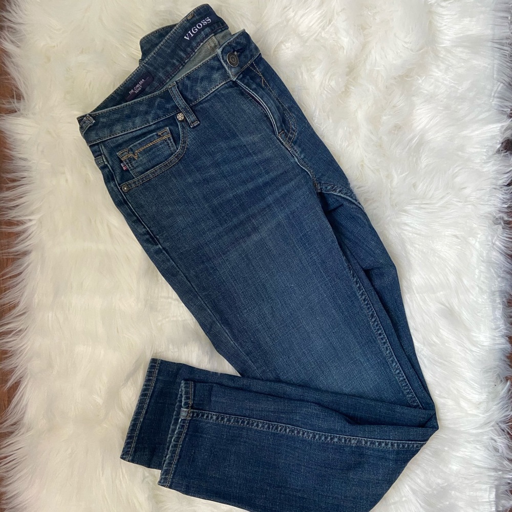 Vigoss Chelsea Skinny Jeans, Size 28,NonDistressed
